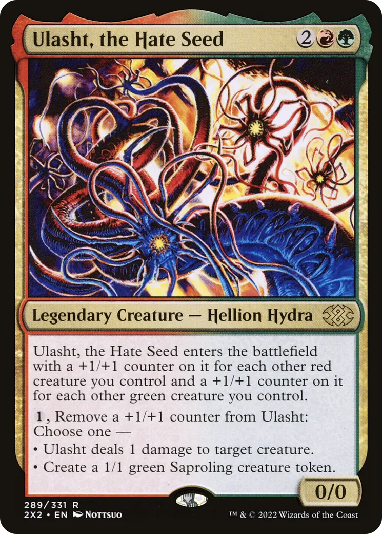 Ulasht, the Hate Seed — Double Masters 2022 — Magic: The Gathering