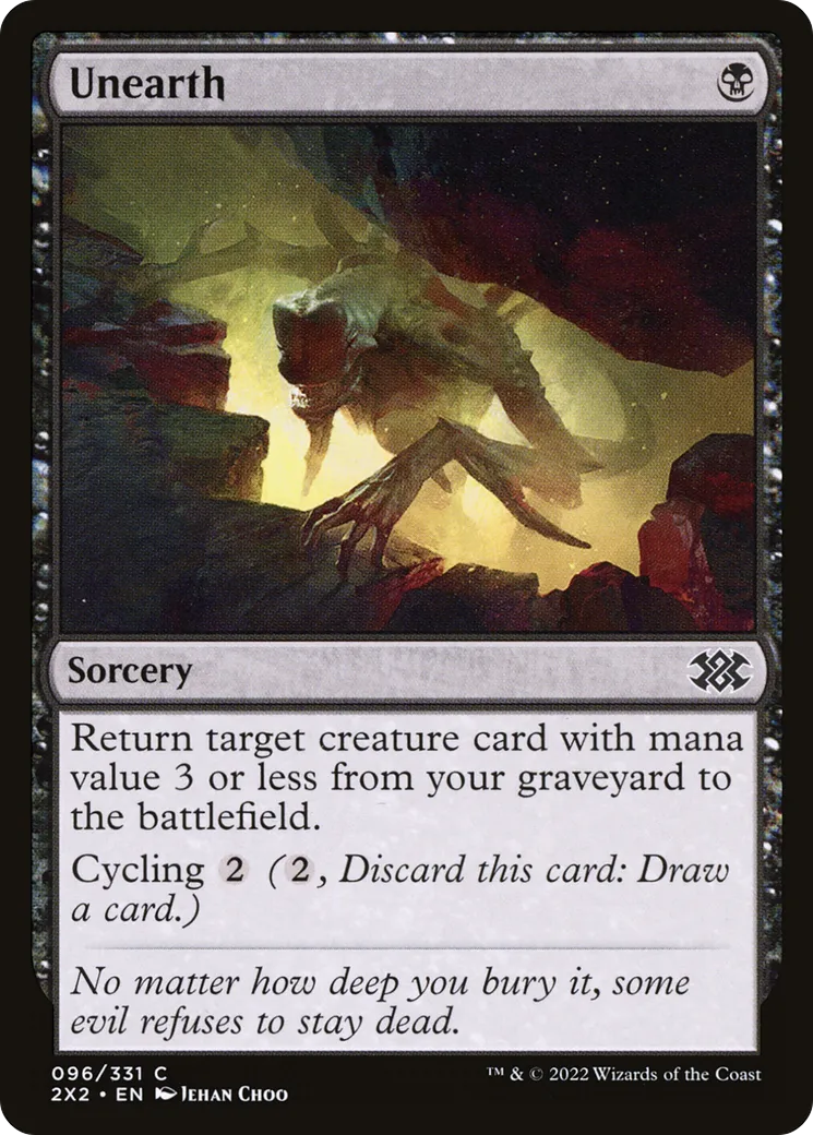 Unearth — Double Masters 2022 — Magic: The Gathering