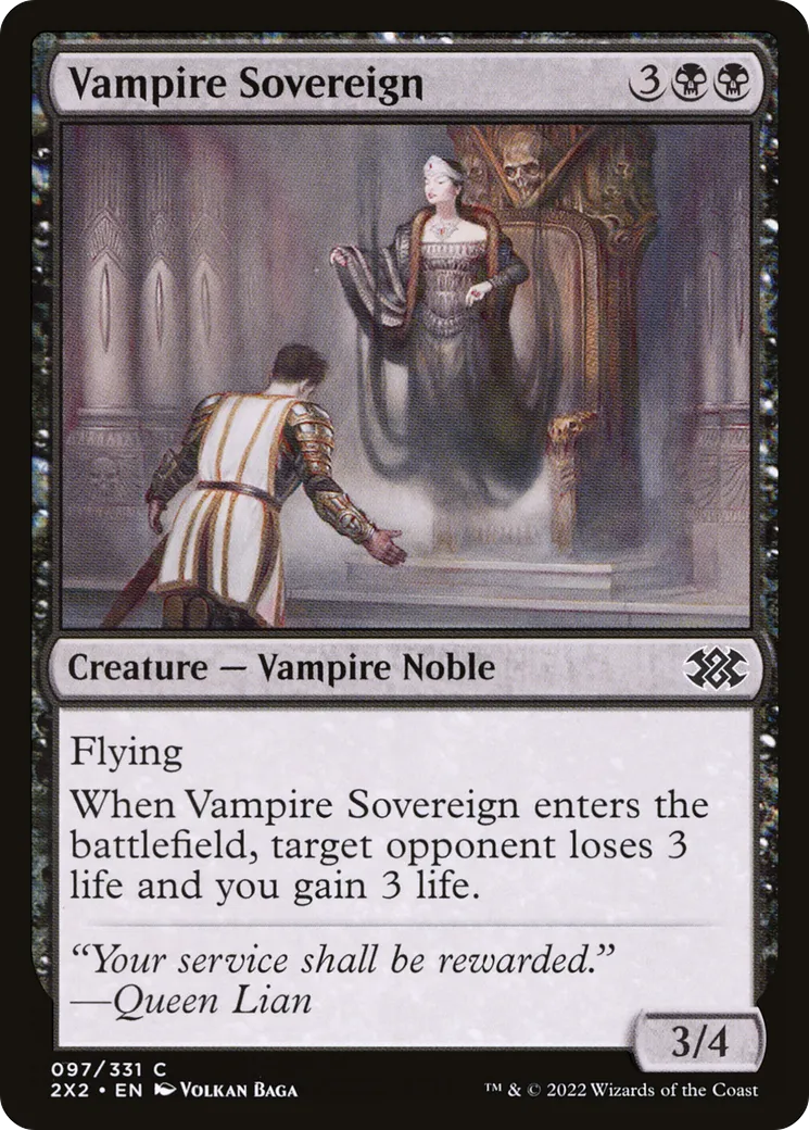 Souveraine vampire — Double Masters 2022 — Magic: The Gathering