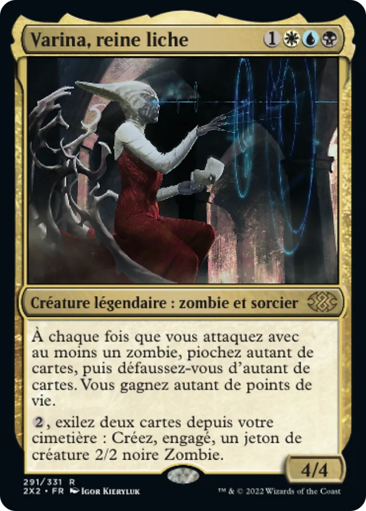 Varina, reine liche — Double Masters 2022 — Magic: The Gathering