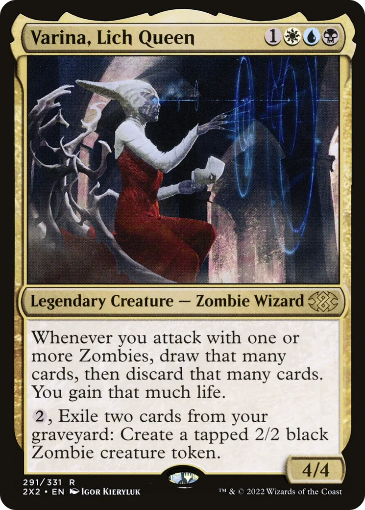 Varina, Lich Queen — Double Masters 2022 — Magic: The Gathering