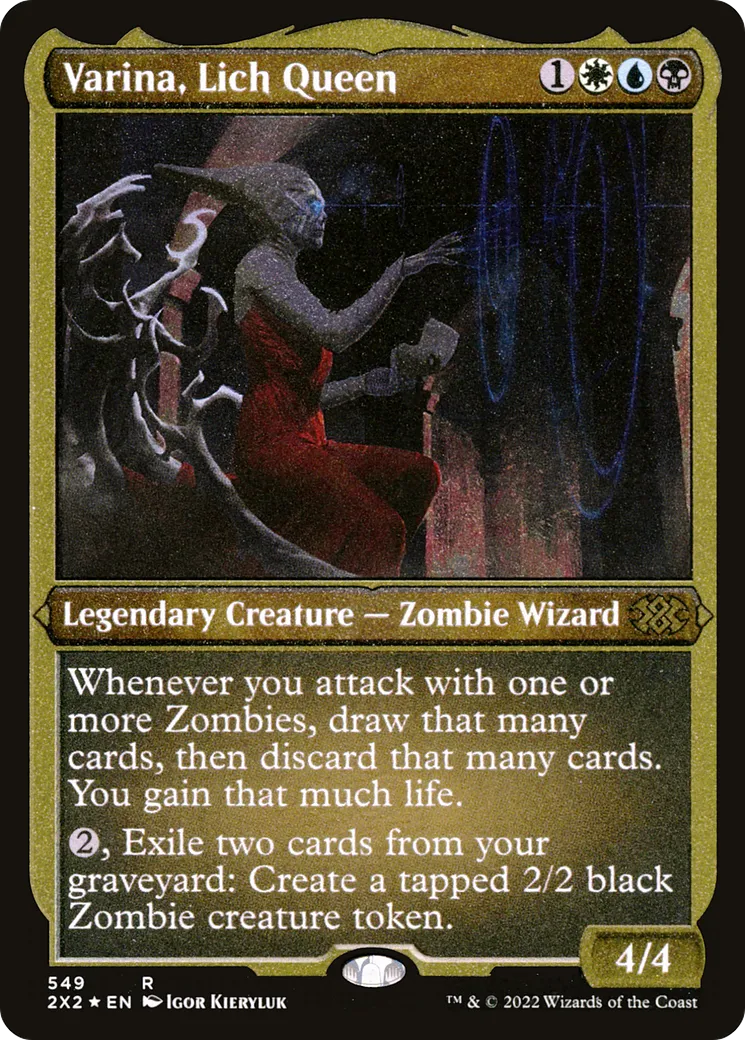 Varina, reine liche — Double Masters 2022 — Magic: The Gathering