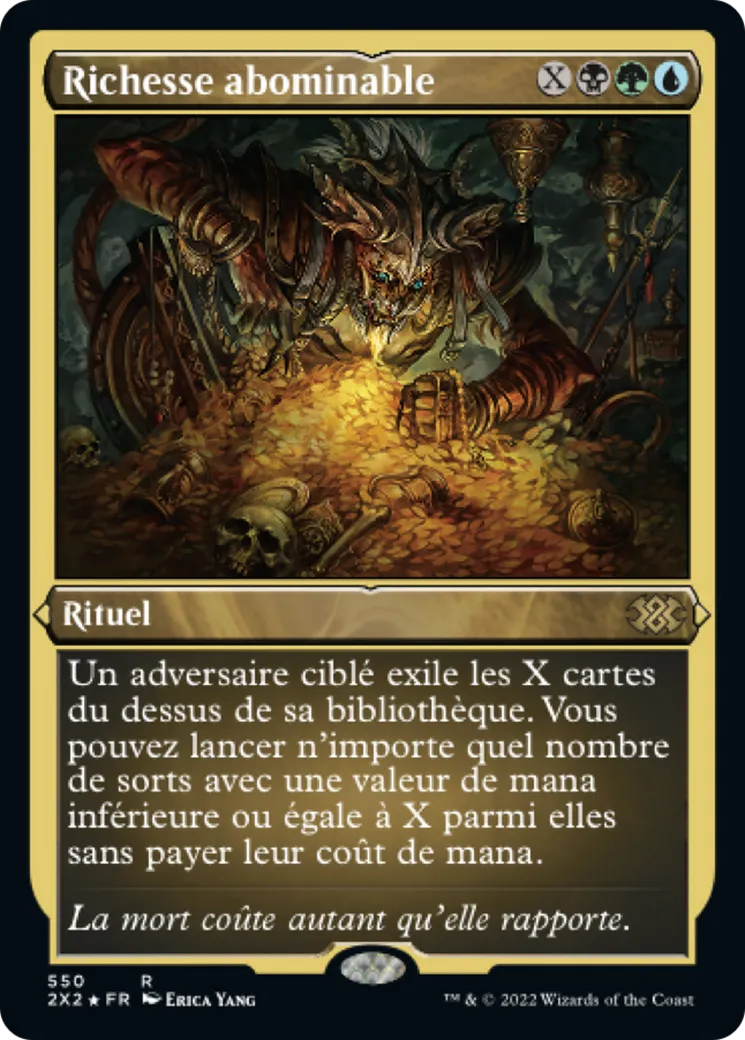 Richesse abominable — Double Masters 2022 — Magic: The Gathering