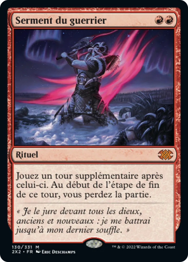 Serment du guerrier — Double Masters 2022 — Magic: The Gathering