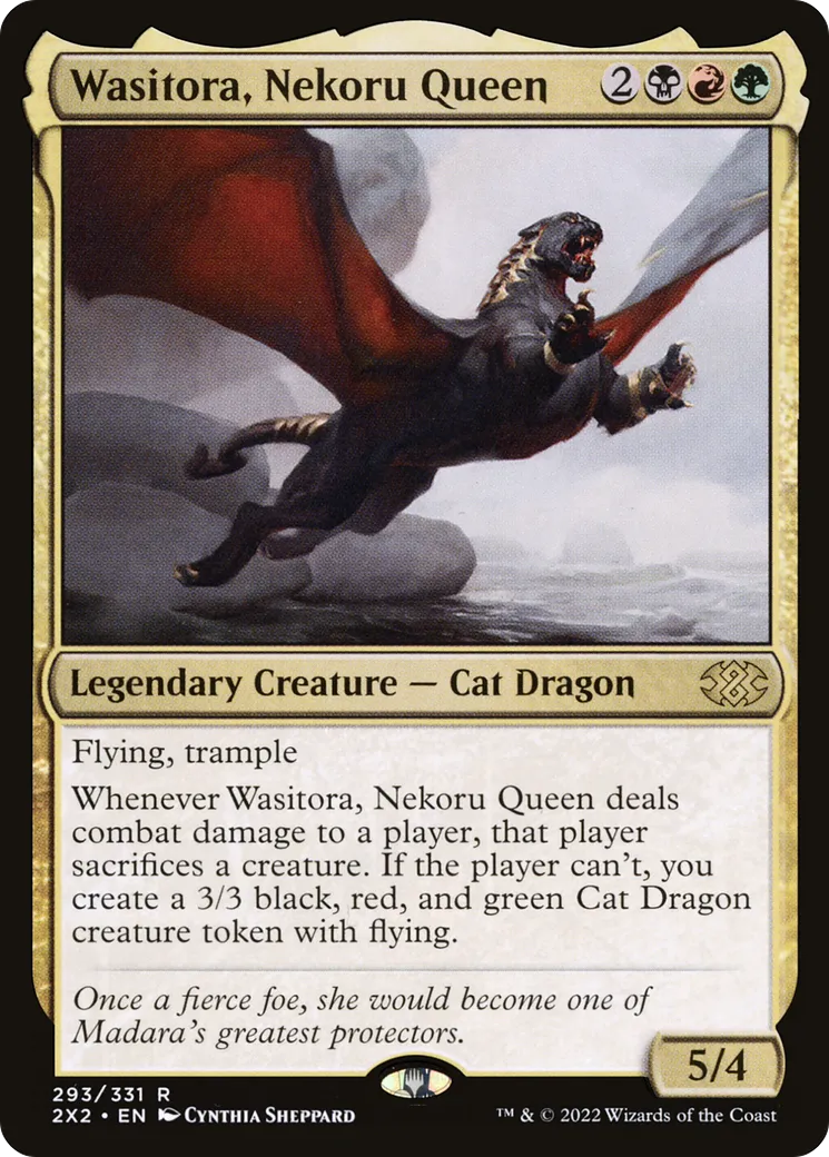 Wasitora, Nekoru Queen — Double Masters 2022 — Magic: The Gathering