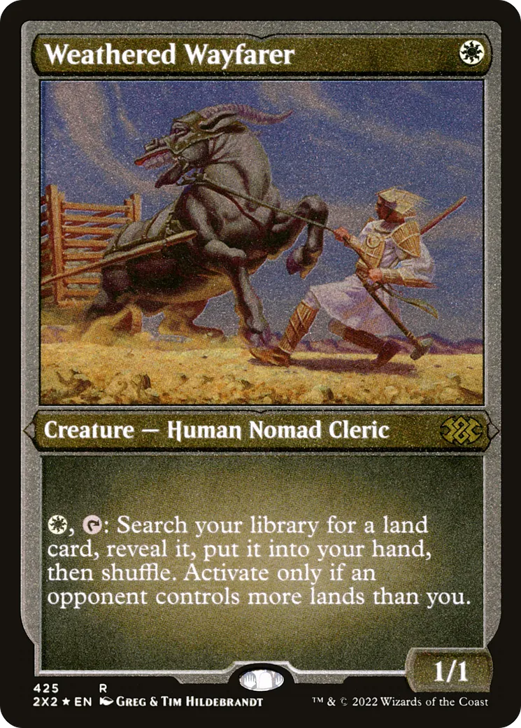 Weathered Wayfarer — Double Masters 2022 — Magic: The Gathering
