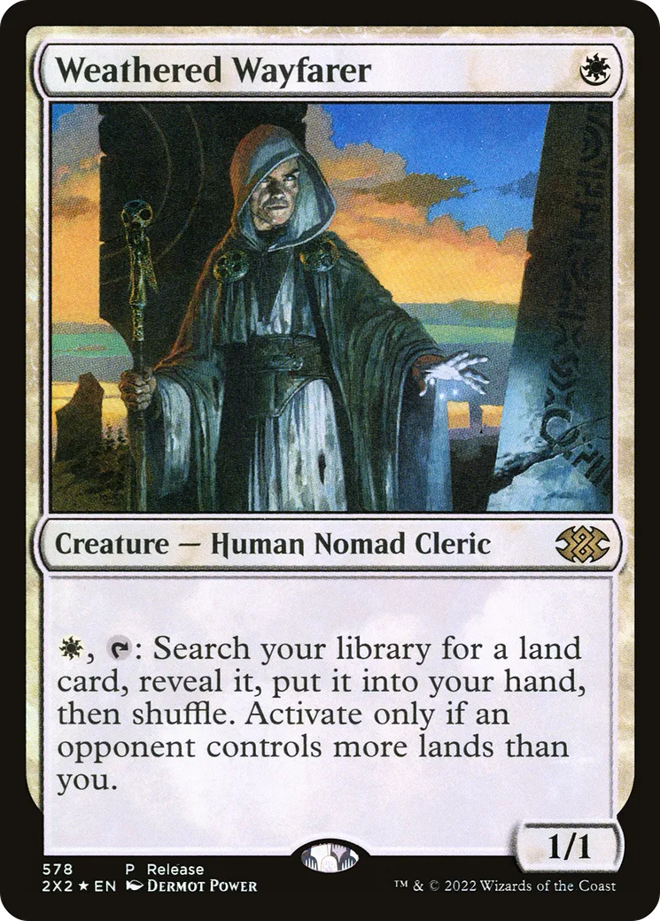 Weathered Wayfarer — Double Masters 2022 — Magic: The Gathering