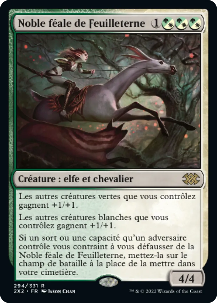 Noble féale de Feuilleterne — Double Masters 2022 — Magic: The Gathering
