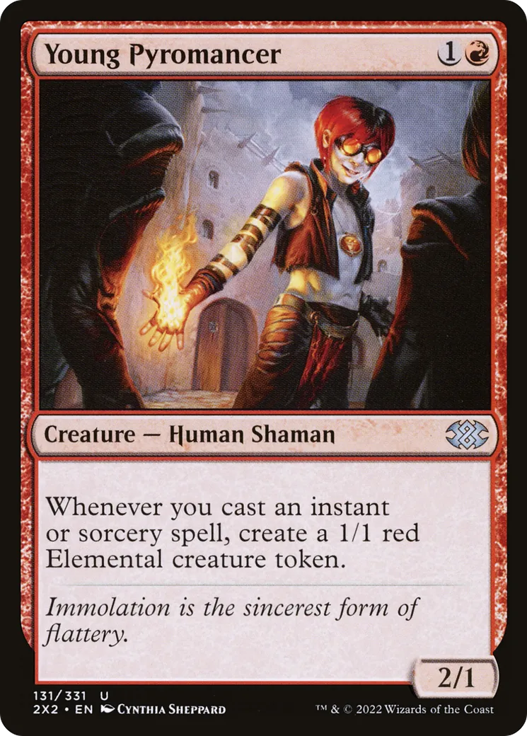 Jeune pyromancien — Double Masters 2022 — Magic: The Gathering