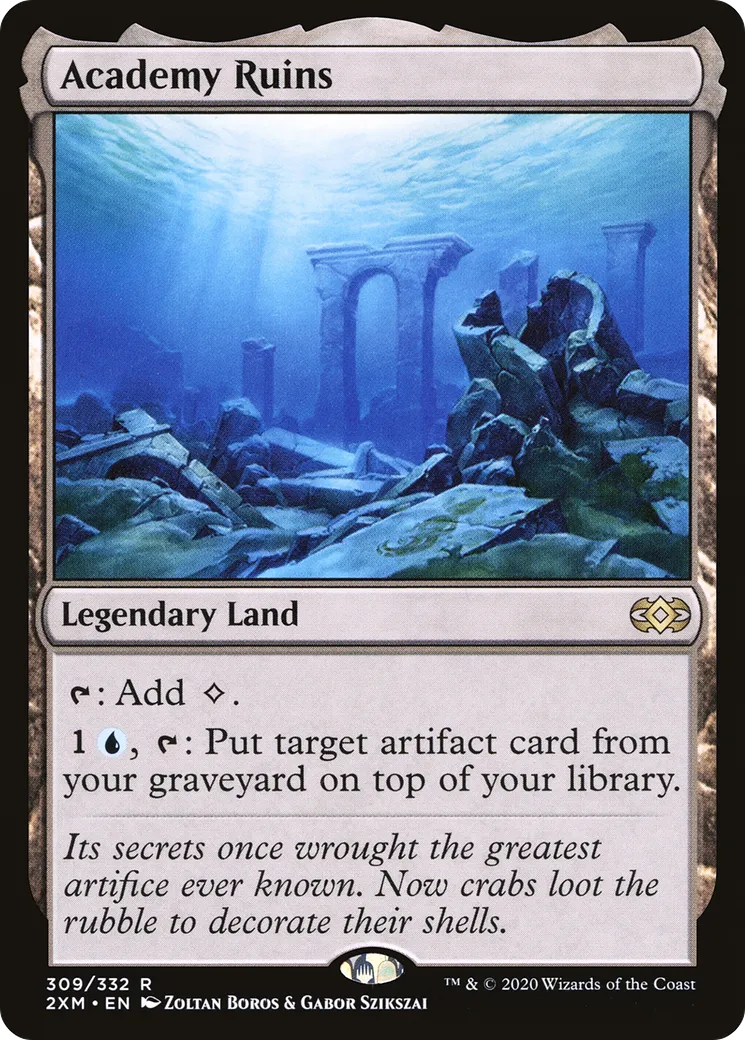 Academy Ruins — Double Masters — Magic: The Gathering