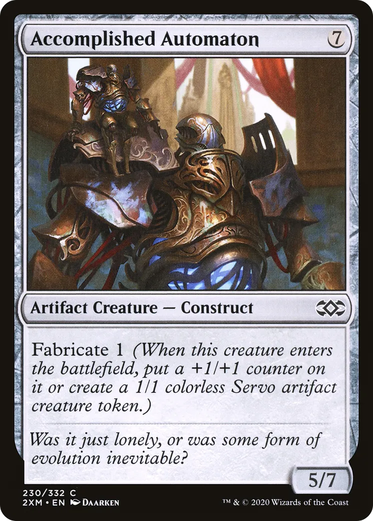 Automate accompli — Double Masters — Magic: The Gathering