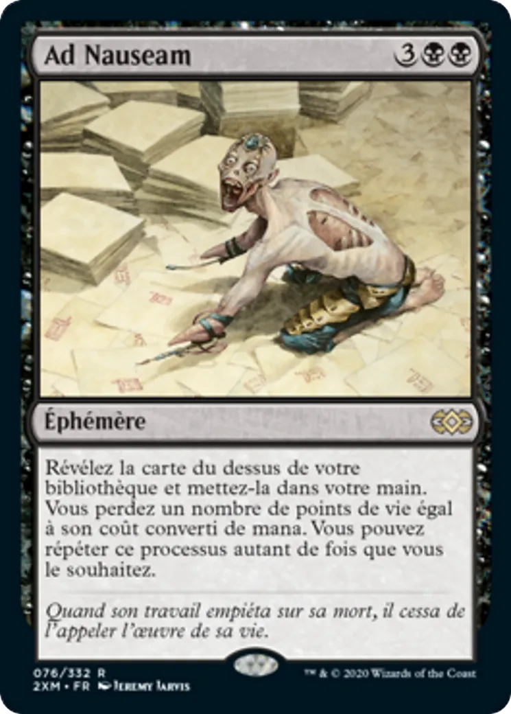 Ad Nauseam — Double Masters — Magic: The Gathering