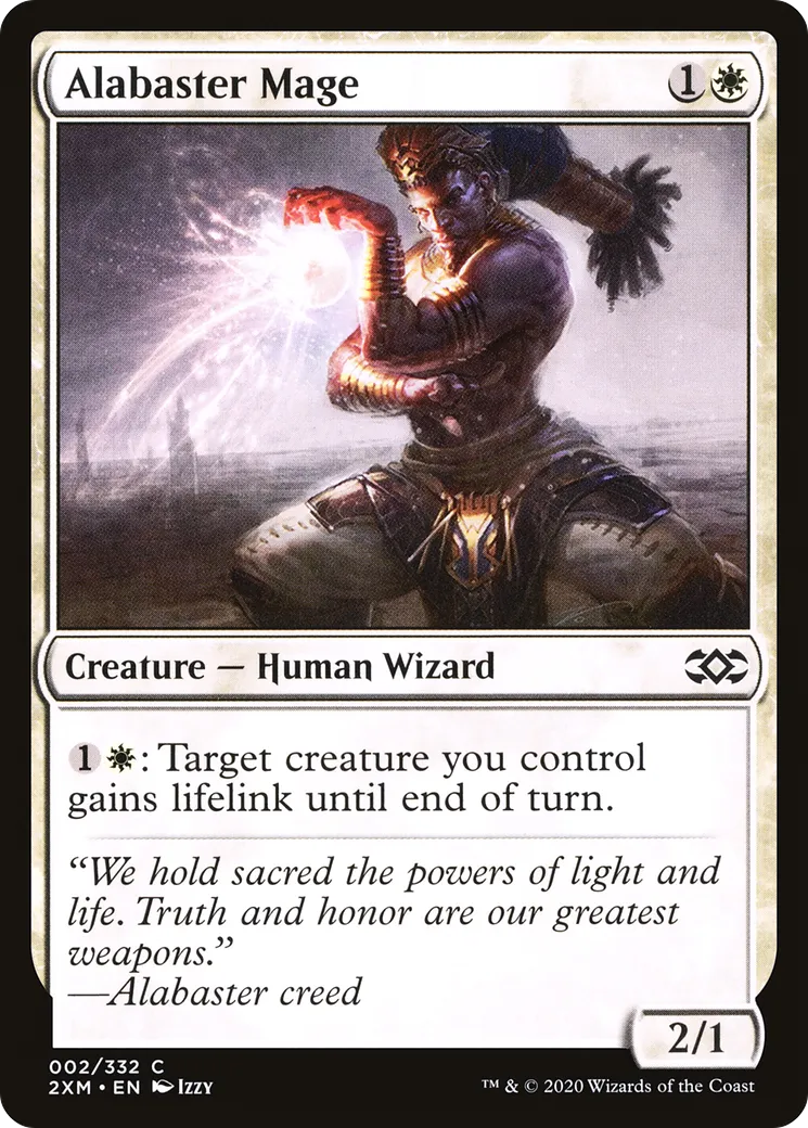 Alabaster Mage — Double Masters — Magic: The Gathering