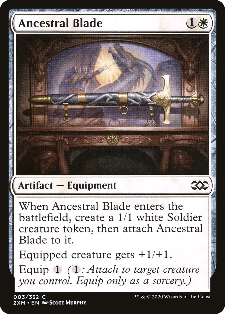 Ancestral Blade — Double Masters — Magic: The Gathering