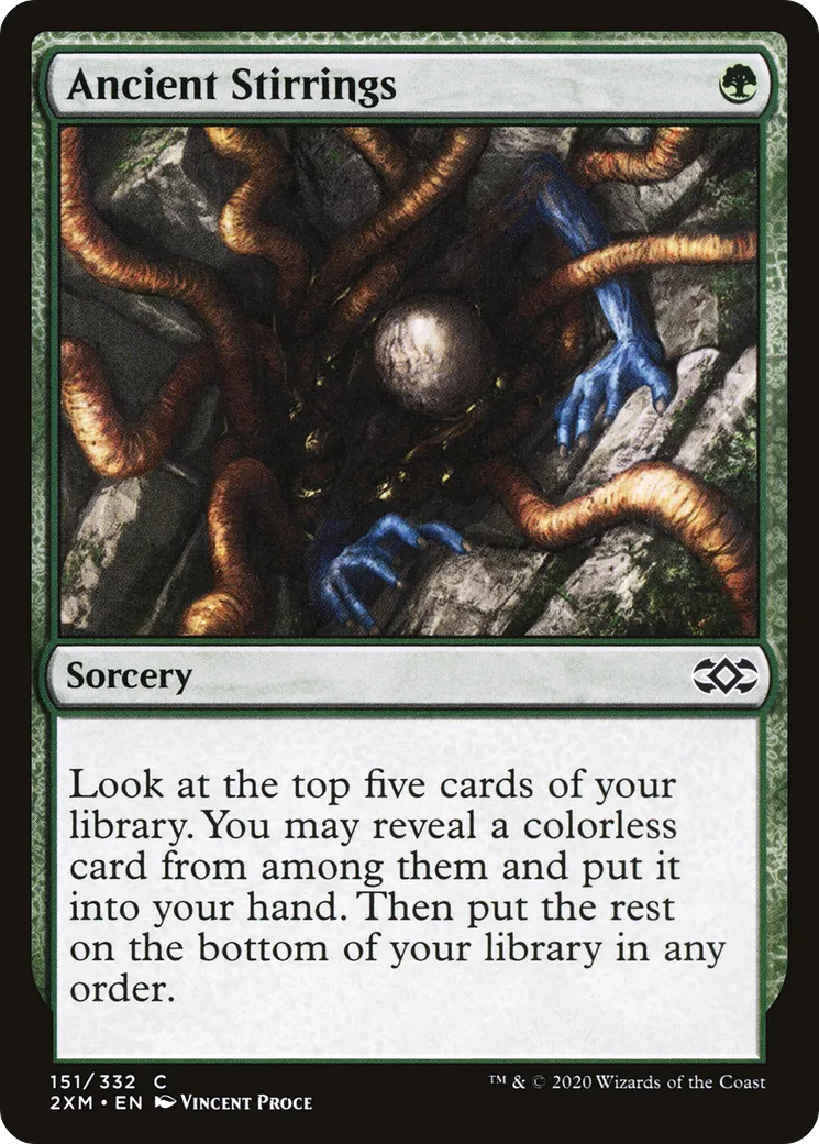 Ancient Stirrings — Double Masters — Magic: The Gathering