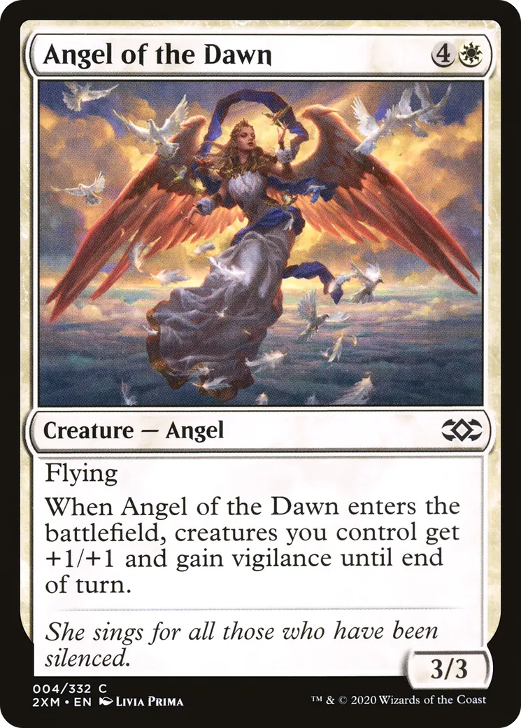 Angel of the Dawn — Double Masters — Magic: The Gathering