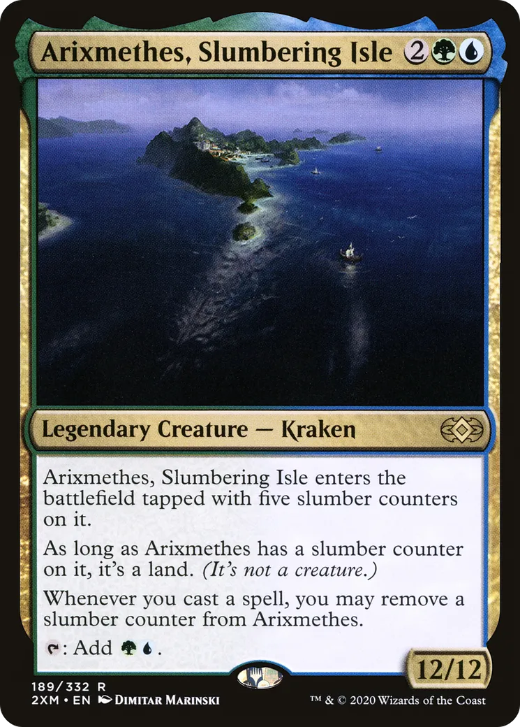 Arixmethes, Slumbering Isle — Double Masters — Magic: The Gathering