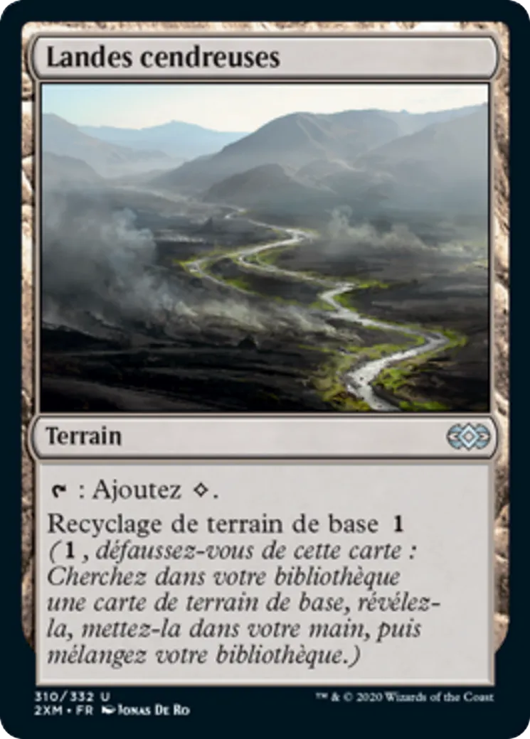 Landes cendreuses — Double Masters — Magic: The Gathering