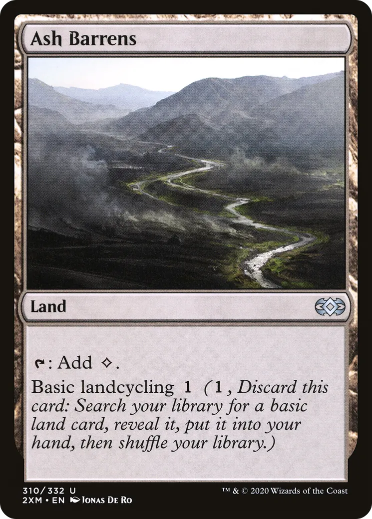 Landes cendreuses — Double Masters — Magic: The Gathering
