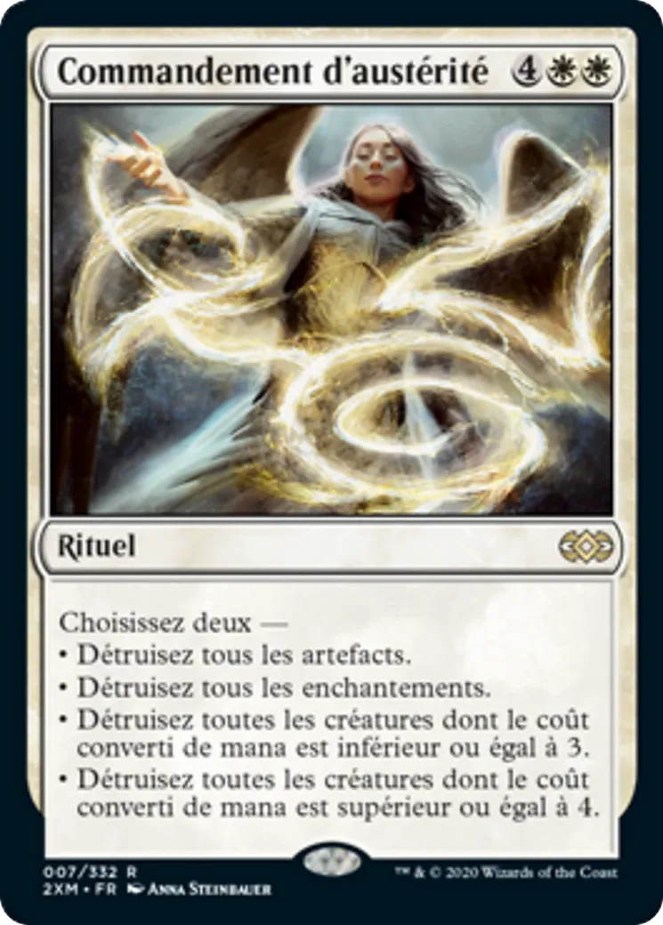 Commandement d'austérité from Double Masters - Magic: The Gathering
