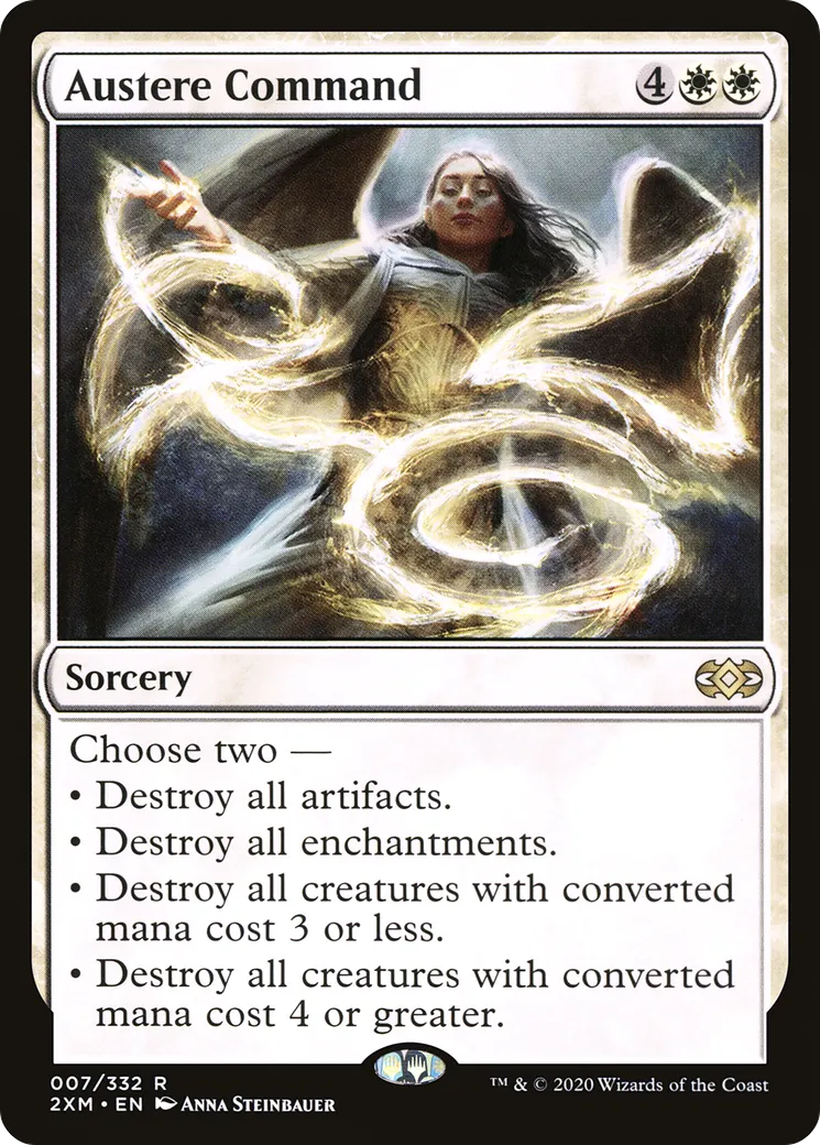 Austere Command — Double Masters — Magic: The Gathering