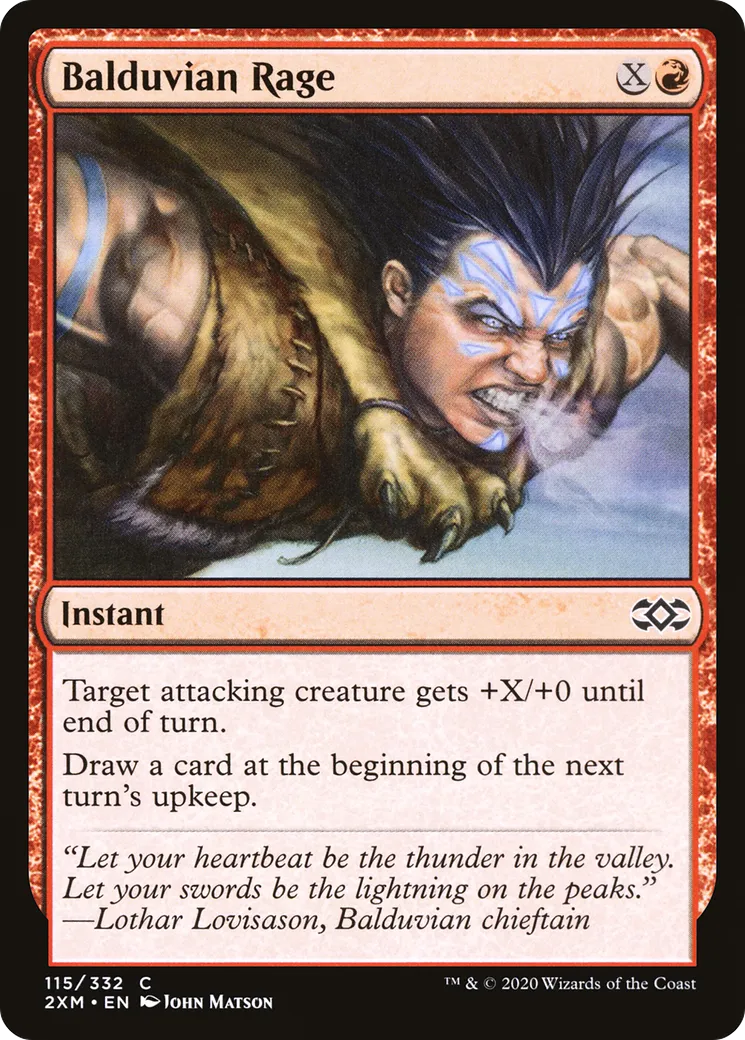 Balduvian Rage — Double Masters — Magic: The Gathering