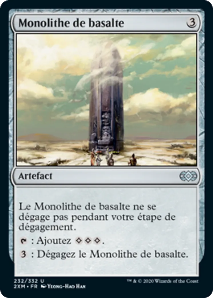 Monolithe de basalte — Double Masters — Magic: The Gathering