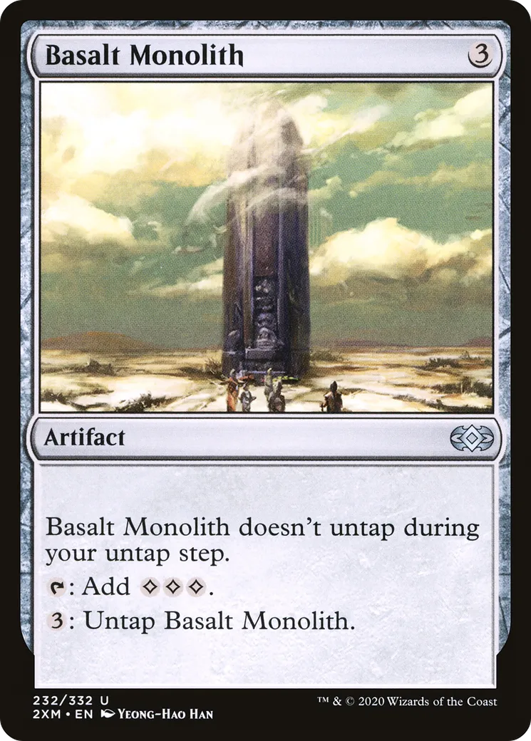 Basalt Monolith — Double Masters — Magic: The Gathering