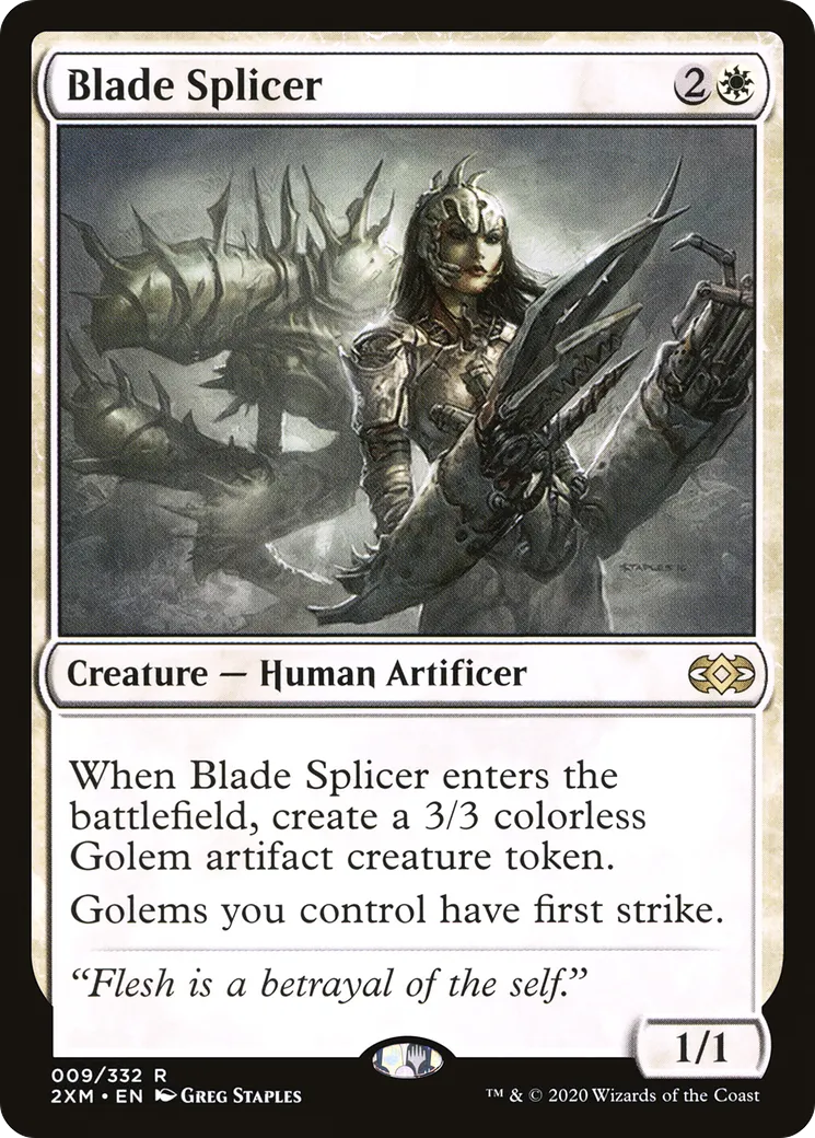 Blade Splicer — Double Masters — Magic: The Gathering
