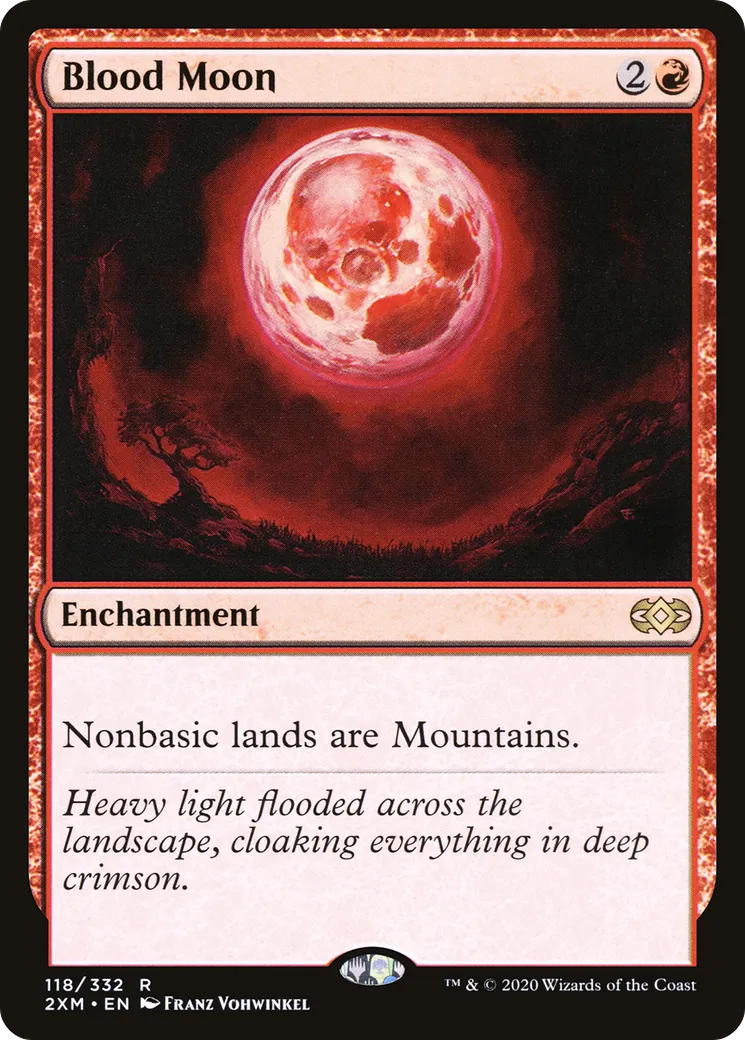 Blood Moon — Double Masters — Magic: The Gathering