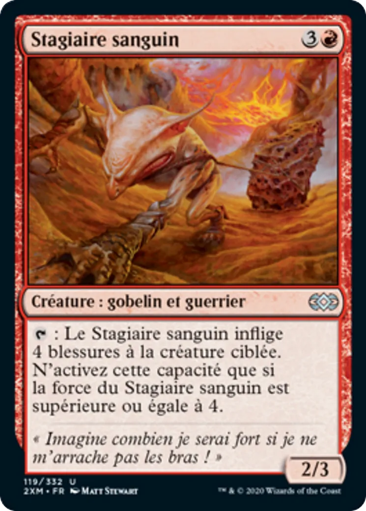 Stagiaire sanguin — Double Masters — Magic: The Gathering