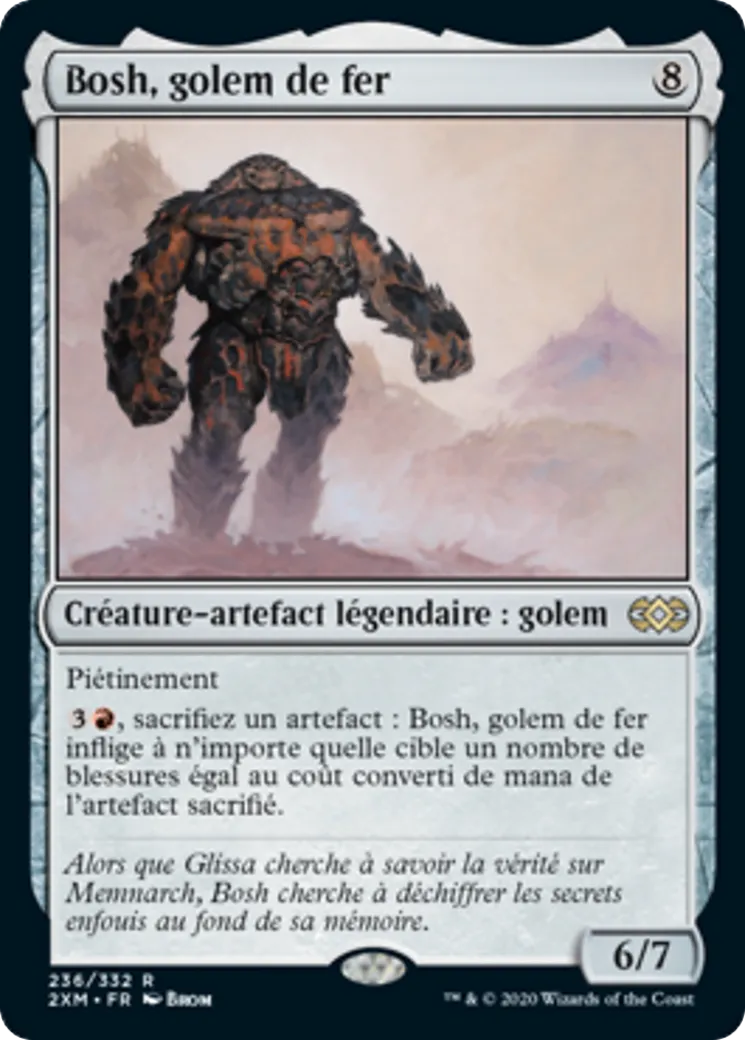 Bosh, golem de fer — Double Masters — Magic: The Gathering