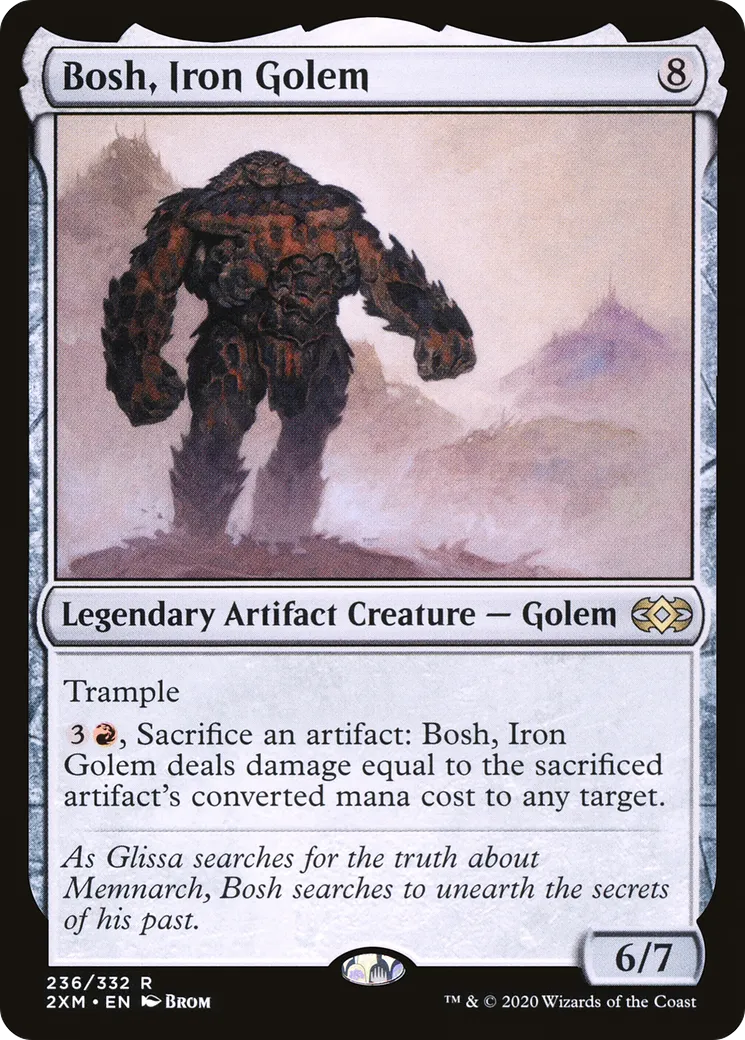 Bosh, golem de fer — Double Masters — Magic: The Gathering