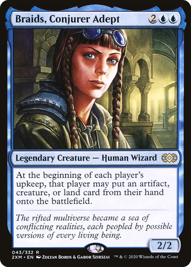 Braids, Conjurer Adept — Double Masters — Magic: The Gathering