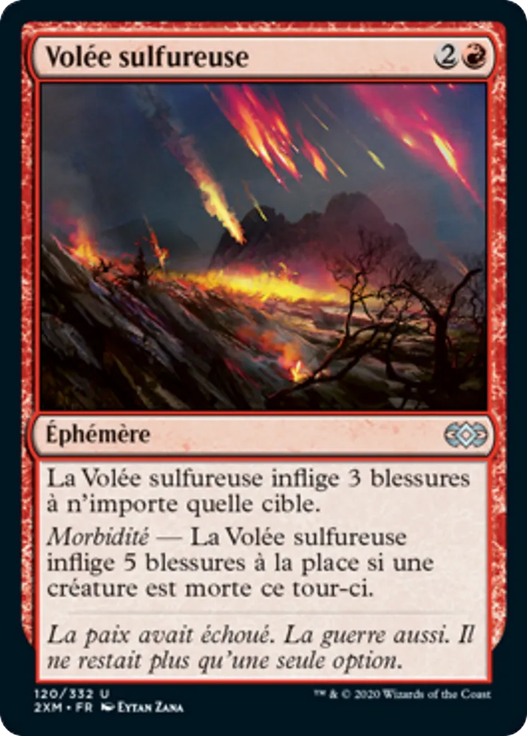 Volée sulfureuse — Double Masters — Magic: The Gathering