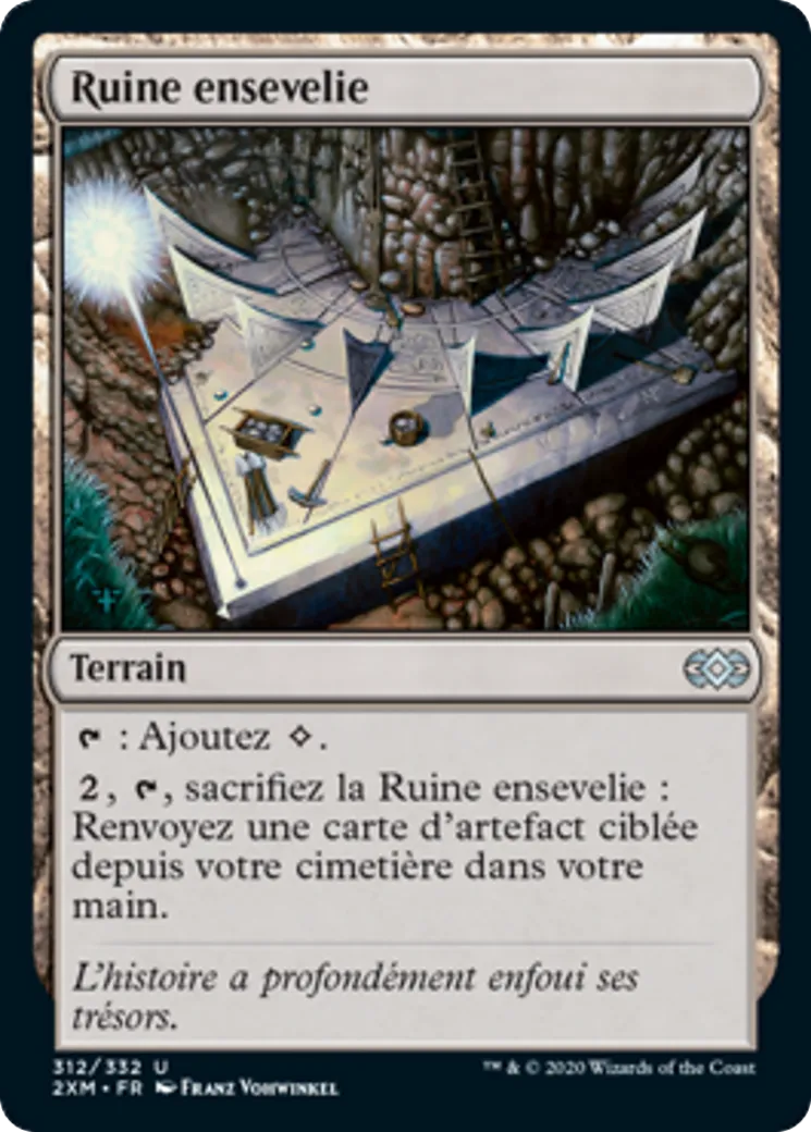 Ruine ensevelie — Double Masters — Magic: The Gathering