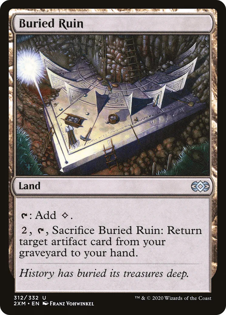 Buried Ruin — Double Masters — Magic: The Gathering