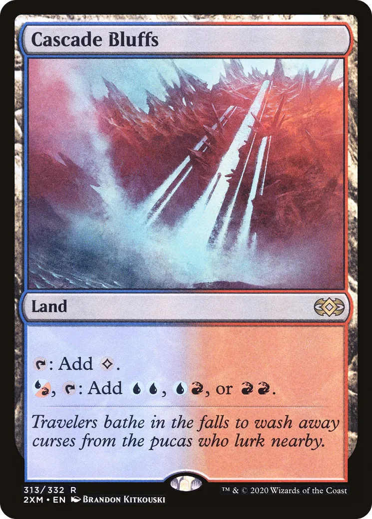 Cascade Bluffs — Double Masters — Magic: The Gathering