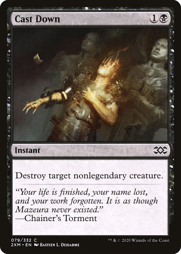 Cast Down — Double Masters — Magic: The Gathering