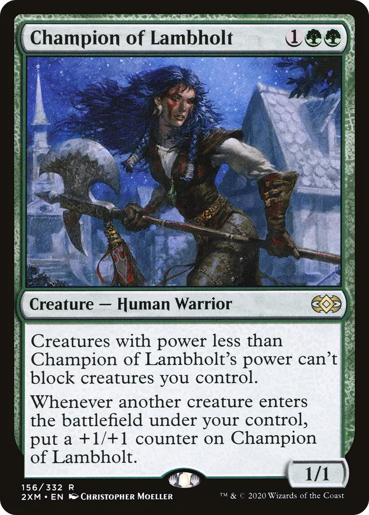 Champion of Lambholt — Double Masters — Magic: The Gathering
