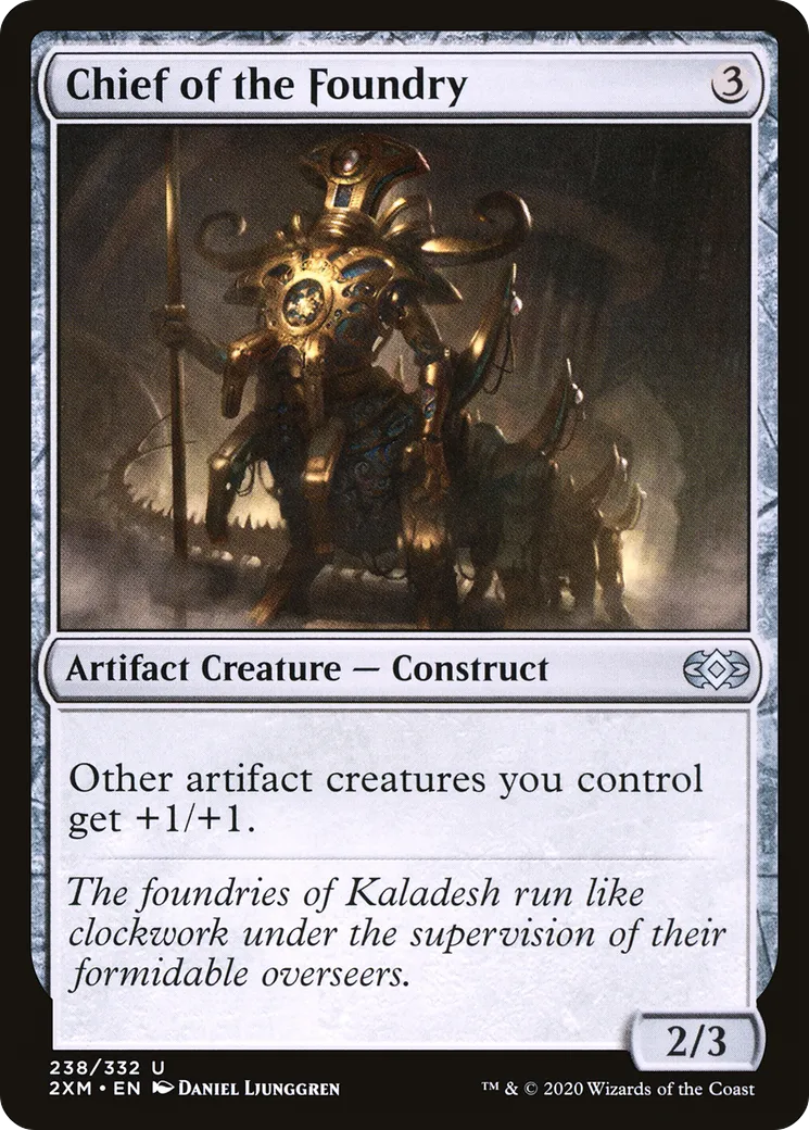 Chief of the Foundry from Double Masters - Magic: The Gathering