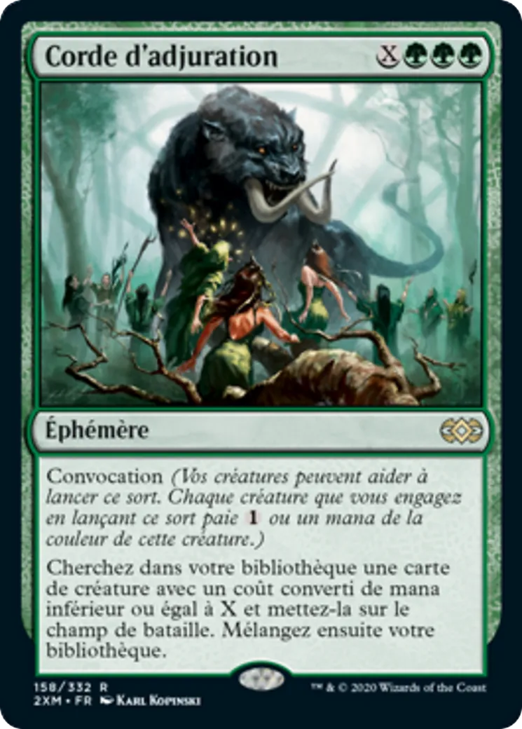 Corde d'adjuration — Double Masters — Magic: The Gathering