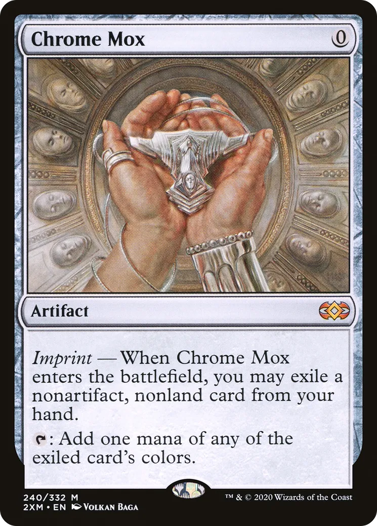 Mox de chrome — Double Masters — Magic: The Gathering