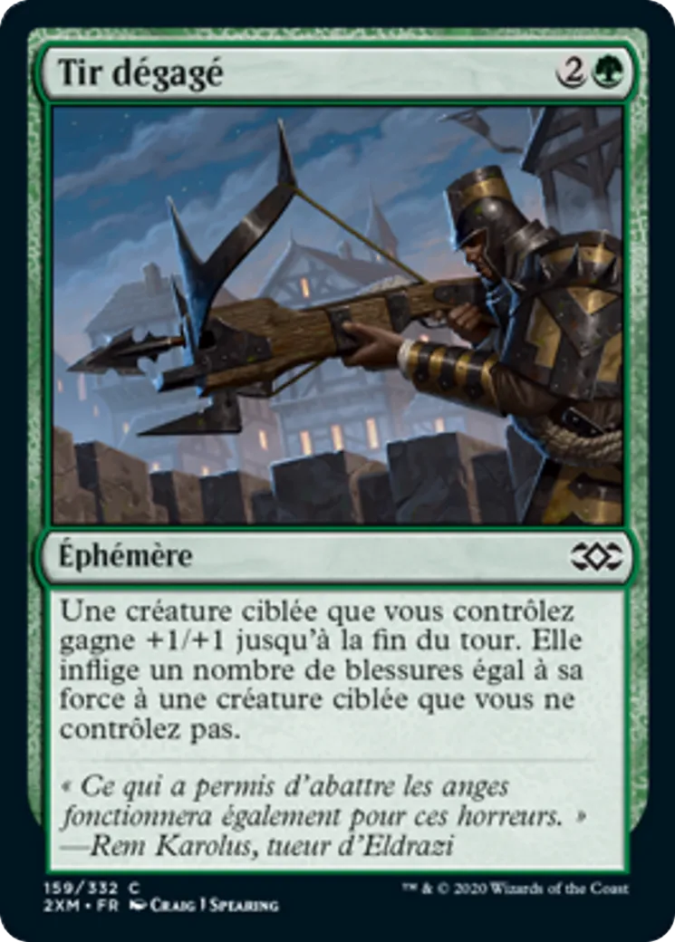 Tir dégagé — Double Masters — Magic: The Gathering
