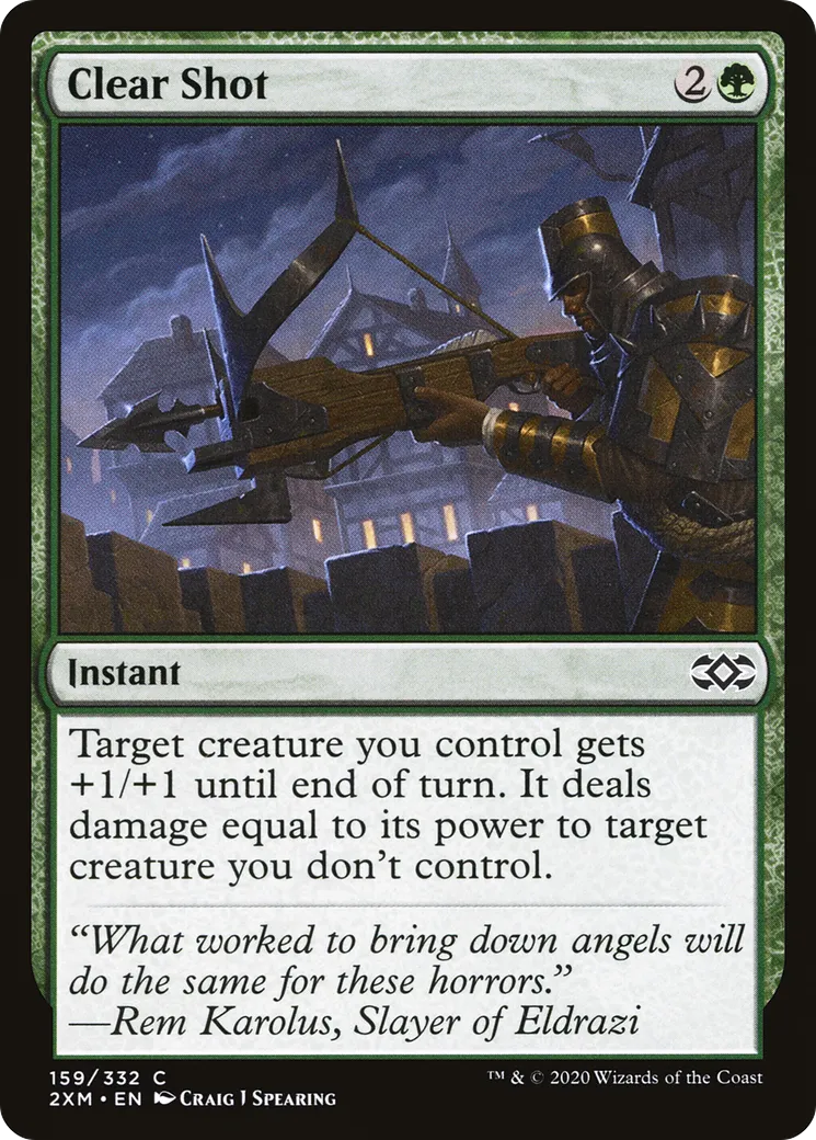 Clear Shot — Double Masters — Magic: The Gathering