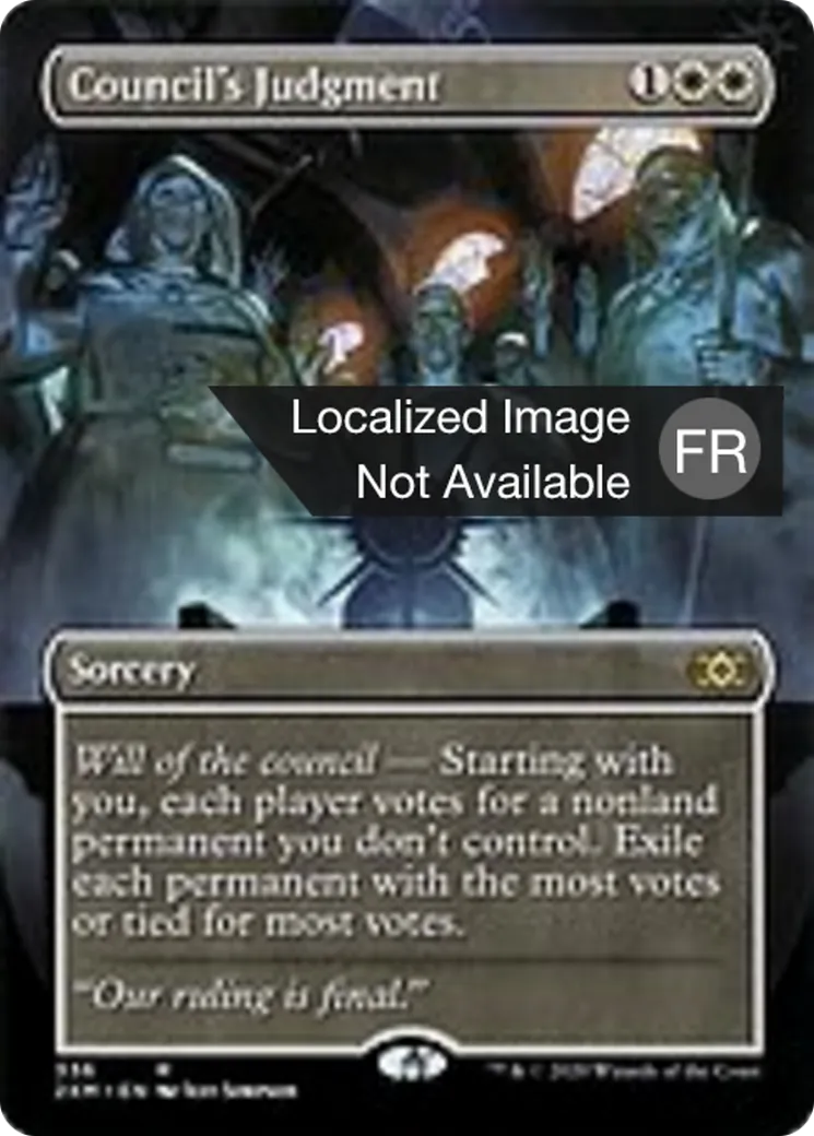 Jugement selon le Conseil — Double Masters — Magic: The Gathering