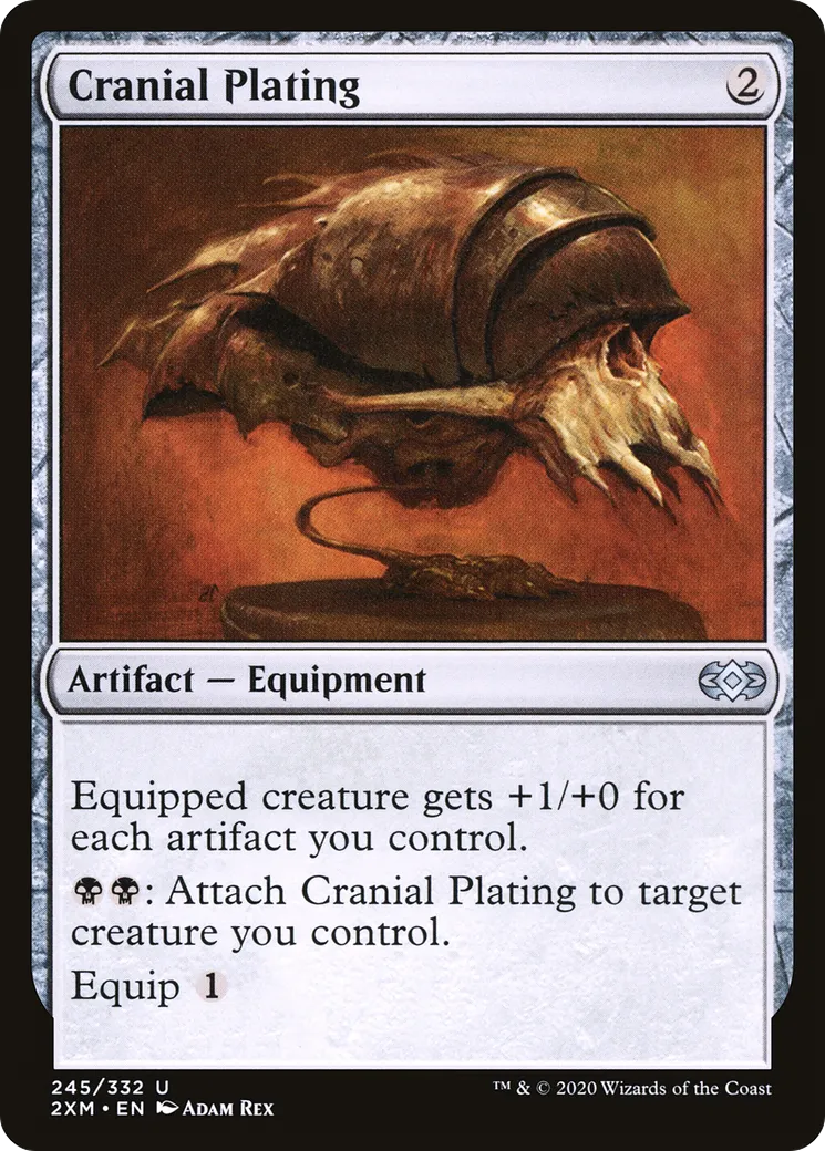 Cranial Plating — Double Masters — Magic: The Gathering