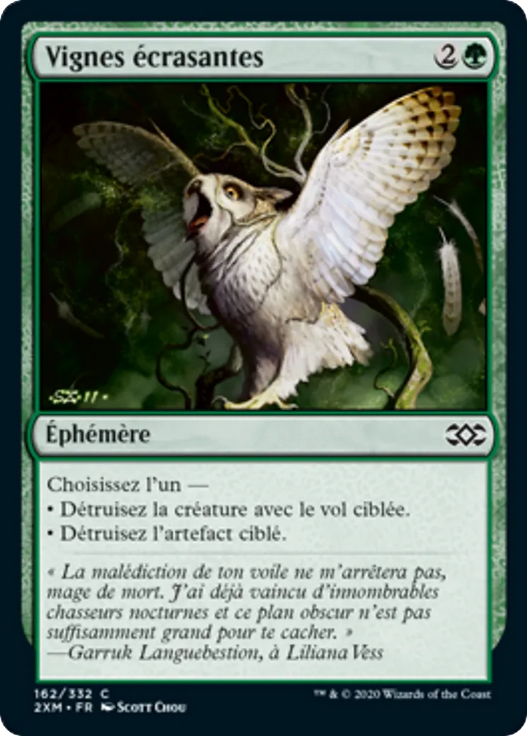 Vignes écrasantes — Double Masters — Magic: The Gathering