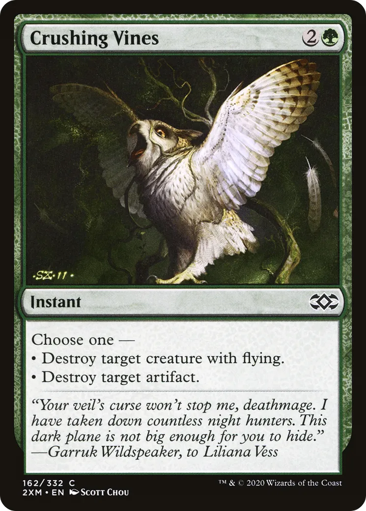Crushing Vines — Double Masters — Magic: The Gathering