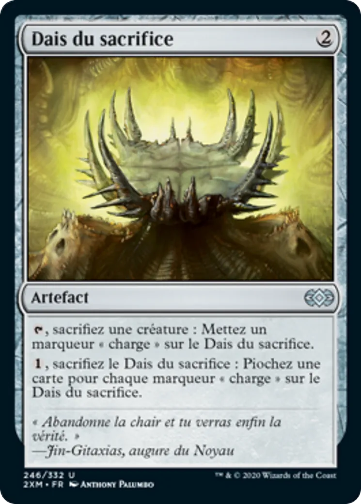 Dais du sacrifice — Double Masters — Magic: The Gathering